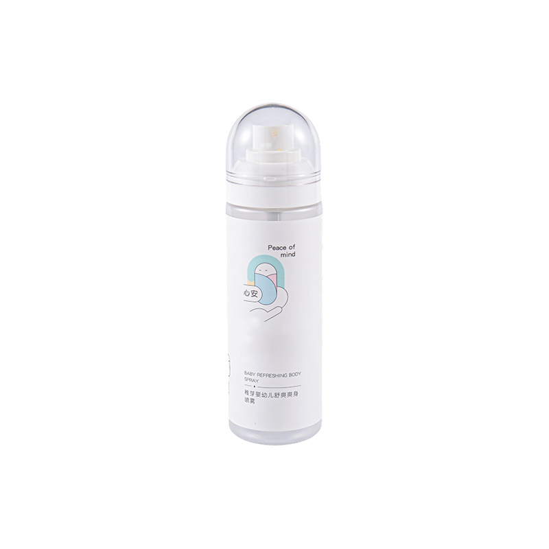 100ml transparent domed PET spray bottle