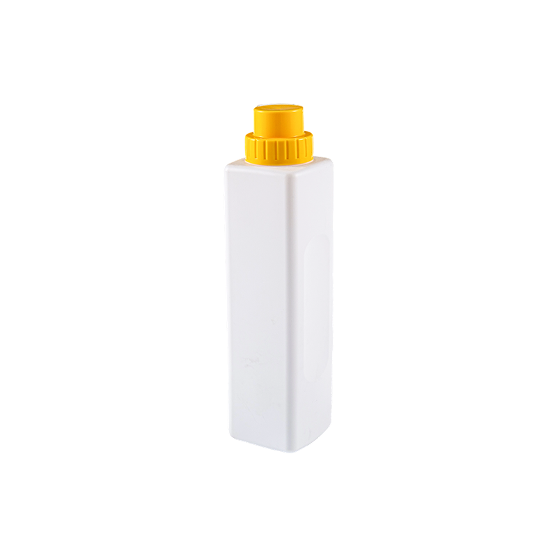 800ml safe and durable PE square bottle