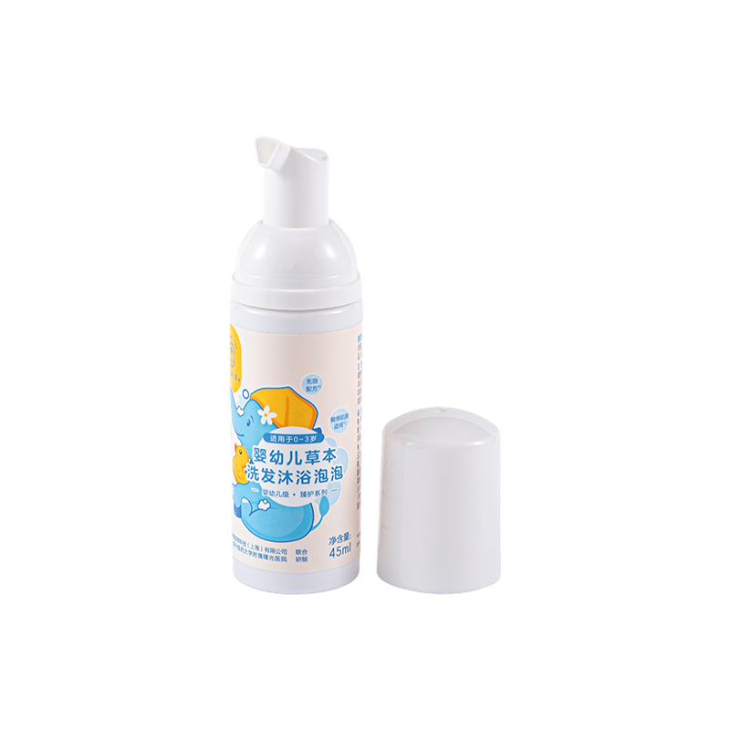 45ml carton PE foam mousse bottle
