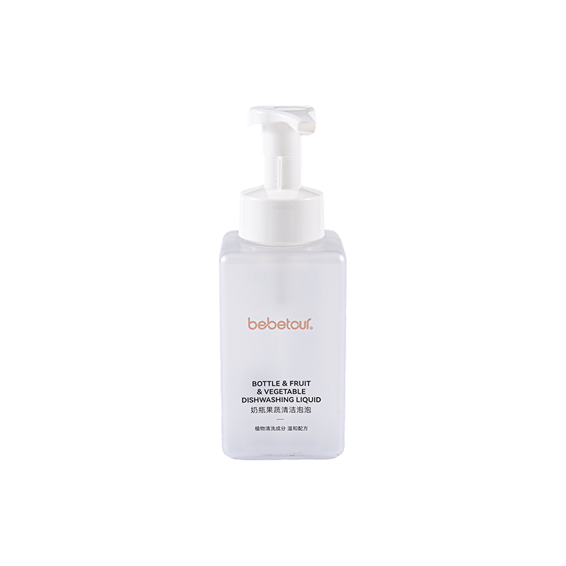 430ml PET square cleansing foam mousse bottle