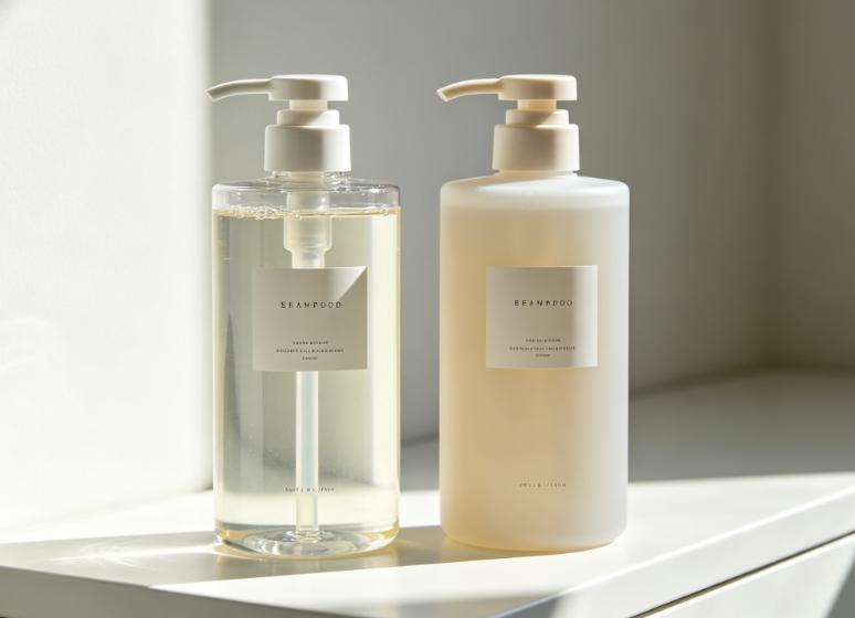 transparent bottles