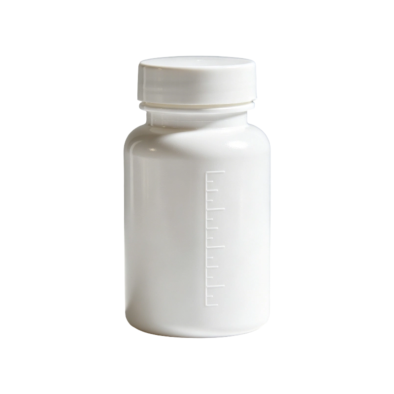 100ml 150ml HDPE Vitamin Tablets Nutraceutical Round Capsule Bottle